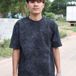 Acid Wash Oversized T-Shirt – Heavy 240 GSM Vintage Streetwear